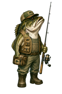 FishXP Angler mascot