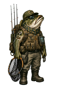 FishXP Trophy Hunter mascot